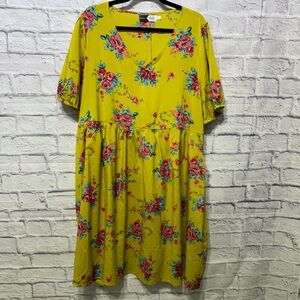 Mustard yellow dress